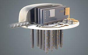 Artist's impression of the CANDO brain implant